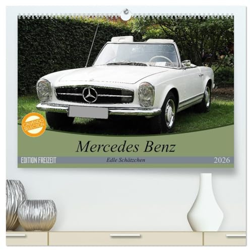Mercedes Benz - Edle Schätzchen (hochwertiger Premium Wandkalender 2026 DIN A2 quer), Kunstdruck in Hochglanz: Der Kalender begeistert durch ... begehrten Automarke (CALVENDO Mobilitaet)