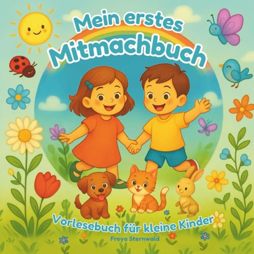 Mein erstes Mitmachbuch - Vorlesebuch für kleine Kinder: Interaktives Kinderbuch ab 2 Jahren zum Staunen und Entdecken von Tagen, Wochen, Monaten und Jahreszeiten