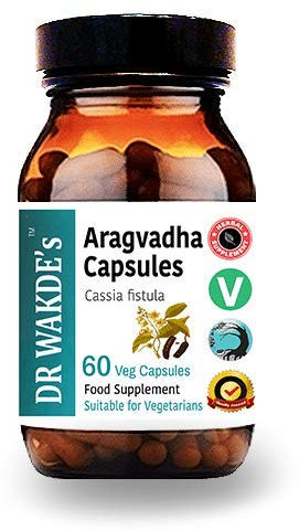DR WAKDE'S Aragwadha Kapseln (Cassia-Fistel, 60 Veg Caps, Ayurveda-Ergänzung, Vegan, Kräuter, Natürlich)