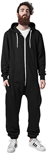 Urban Classics Herren Bekleidung Jumpsuit, Blk/Wht, M/L, TB277