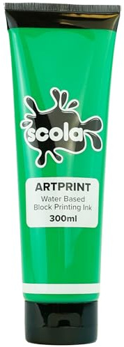 Green 300ml Water Based Lino Craft Block Printing Ink