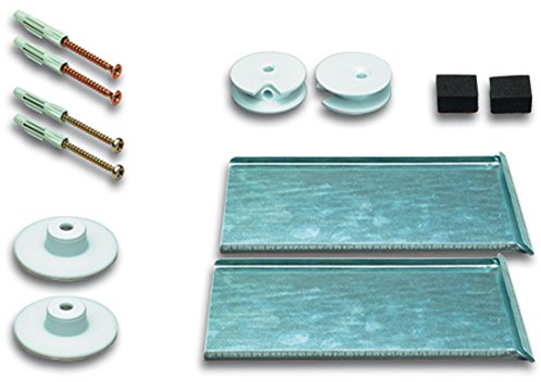 Spiegelbefestigung Druckknopfset SafecliX® 16 für Spiegel bis 1.6 m² bei 6 mm Dicke