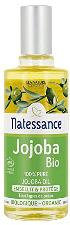 Natessance Bio-Jojoba-Öl, Bio-zertifiziert, kosmetisch, 50 ml, 2 Stück