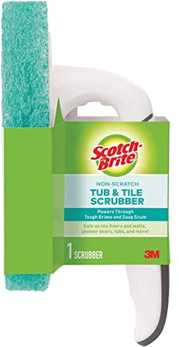 Scotch-Brite Non-Scratch Bathroom Scrub Brush Blue