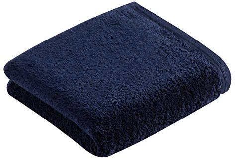 Vossen Vegan Life Handtuch 60 x 110 cm Marine blau