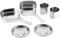 DEWIN Outdoor Camping Tableware Set, Camping Cooking Equipment Portable Cookware Set 6Pcs 2-3 People Outdoor Pan Pot Plate Cup for Backpacking Camping Hiking