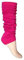 Kids Girls Plain Leg Warmer Girls School Dance Wear Legwarmer Tutu Fancy (Neon Pink)