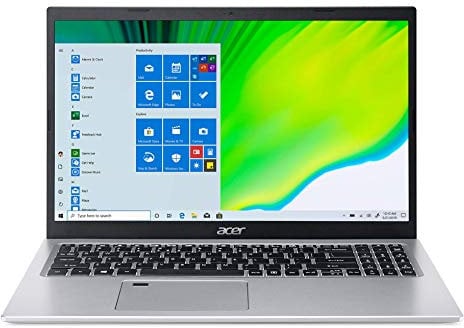 Acer Aspire 5 A515-56-50RS, 15.6 Full HD IPS Display, 11th Gen Intel Core i5-1135G7, Intel Iris Xe Graphics, 8GB DDR4, 256GB NVMe SSD, WiFi 6, Fingerprint Reader, Backlit Keyboard