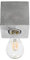 SOLLUX Deckenleuchte ABEL Beton L: 10, B: 10, H: 10, Fassung E27, dimmbar