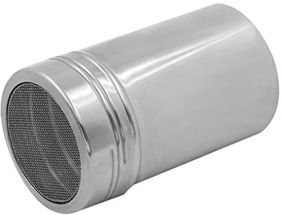 Allinbuy Stainless Steel Coffee Powder Dredger Icing Sugar Salt Shaker Cocoa Cinnamon Flour Mesh Sifter Sprinkler