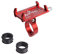 Porta Cellulare Bici Monopattino Elettrico Supporto Cellulare in Lega Porta Telefono per Scooter Elettrico Bici Moto (Rosso)