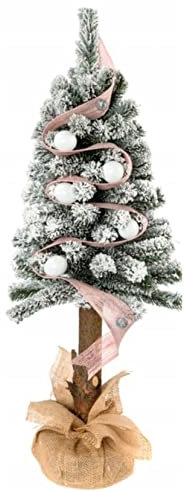Künstlicher 50 cm / 70 cm Weihnachtsbaum zum Büro Fichte Naturstamm Tannenbaum Christbaum Weihnachten (50 cm)