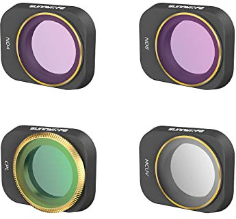 Set di filtri per DJI Mini 3 Pro, filtri per obiettivi fotografici regolabili CPL ND16 polarizzatore ND8/PL, accessori per droni (Set 4 pezzi)
