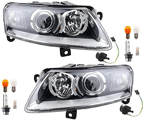 Johns, Scheinwerfer Xenon passend für Audi A6 4F Satz D2S L R 04-08 Leuchtmittel LWR