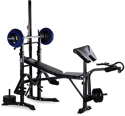 Fitness-Hantelbank, klappbar, verstellbar, Gewichtheberbank, Krafttrainingsbänke, Power Tower Station Dip, olympische Hantelbänke, Hantelbank