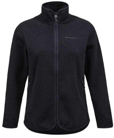 Peak Performance Damen Pile Zip Jacke, black, L