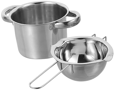 VINTORKY Chocolate Melting Pot Double Boiler for Melting Candy Stainless Steel Material for Chocolate for Moulds and Heating Butter