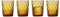 Lyngby Glas Verre d'eau 30 cl Ambre