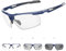SCVCN Photochromatische Selbsttönend Fahrradbrille Herren Damen Sportsonnenbrille Klar Radsport Radfahren MTB Radbrille Laufen Volleyball Tennis Autofahren Angeln Softball Bergsteigen Golf Wandern 10