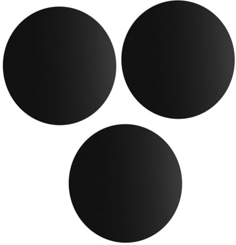 BESPORTBLE 3 Piezas Alfombra de Barbacoa Estera Barbacoa Alfombrilla Barbacoa barbacos Gas Estera de Parrilla Antiadherente esteras para Hornear a la Parrilla Almohadillas para Barbacoa Black