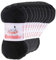 10 x 50g Häkelgarn Bambuska Sommergarn Strickgarn Baumwolle Viskose unifarben, Farbwahl, Farbe:26 schwarz