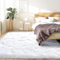 BSGIFT Teppich Weiß 120x160 Flauschig, Shaggy Hochflor Teppich Wohnzimmer, Modern Langflor Kuschelteppich Wohnzimmerteppich Bettvorleger High-Pile Carpet rutschfest für Schlafzimmer Kinderzimmer