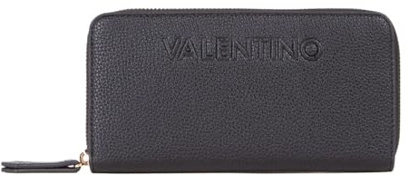 VALENTINO Rised Re Zip Around Wallet Nero