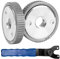 2 Stück Schnellspannmutter M14 für Winkelschleifer Schnellspannmutter SDS Clic Angle Grinder mit Verstellbarem Winkelschleiferschlüssel für Winkelschleifer von Metabo Makita AEG Dewalt Flex Hitachi