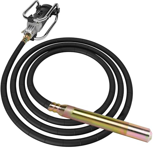 3200 W Betonrüttler | 50mm Flaschenrüttler Beton Rüttler | 6800U/min Innenrüttler | Rüttelflasche mit Rüttelkopf 6 m Kabel Betonverdichter | Elektrischer Betonrüttler | mit Einer Isolationsschicht