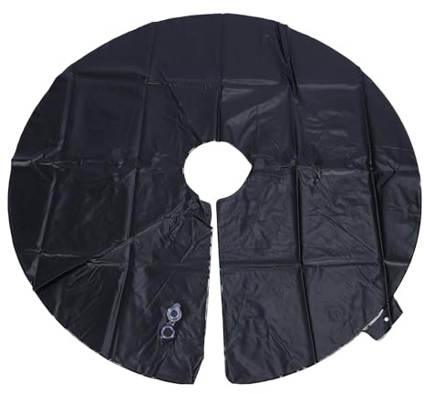 Baumbewässerungsring PVC 15 Gallonen 35,4 Zoll Tropfbewässerungswasserbeutel Runder Bewässerungsbeutel zum Pflanzen von Gartenbäumen und Sträuchern (Schwarz)