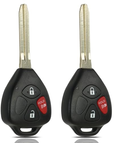 MechanMagic Telecomando di ricambio per telecomando per Toyota Yaris/Scion IQ TC XD (FCC ID:MOZB41TG) 2007 2008 2009 2010 2011 2012 2013 Telecomando Keyless Entry 4D67 Dot Chip (Set di 2)