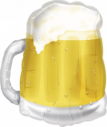 amscan 0725601 S/Forme : chope à bière (Transparent)