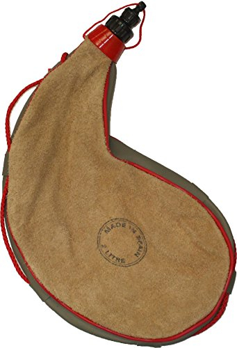 Army Universe Spanische Leder Wein Bota Große Kantine Flasche Beutel Container Tasche, 2 Liter