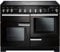 Rangemaster Professional Deluxe 110cm Electric Range Cooker with Induction Hob - Black