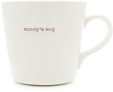 Keith Brymer Jones - Word Range - Large Ceramic White Mug - Mummy's Mug - 500ml - Gift Boxed