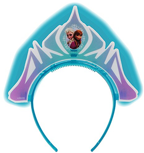 alles-meine.de GmbH Leucht - Krone die Eiskönigin - Frozen - Knicklicht Diadem - Tiara - für Mädchen - Kinder Kindergeburtstag Party - völlig unverfroren Prinzessin ELSA Anna..