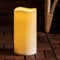 Lights4fun Large Outdoor Waterproof Flameless LED Pillar Candle Battery Operated with Timer 22.5cm