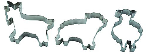 Schaf stehend, Schaf, Ziege, 3er Set Ostern Ausstecher, Ausstechform
