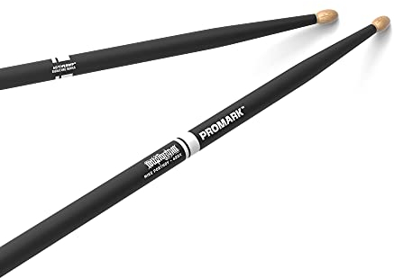 ProMark Schlagzeug Sticks - Mike Portnoy Drum Sticks - ActiveGrip - Wird klebriger, wenn die Hände schwitzen - Active Grip Finish, Ovale Holzspitze, Hickoryholz - 1 Paar