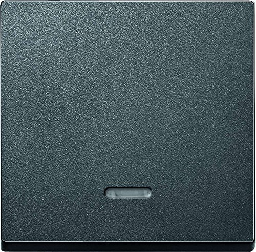 Merten 431014, anthrazit, System M, grau, 1x Wippe mit Kontrollfenster