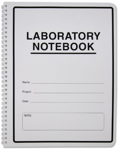 BookFactory Student Lab Notebook, Wire-O, 100 Pages
