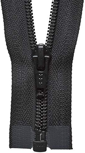 YKK 02030580 Spiralreißverschluss, Nylon, Nein 580 Black, 30 cm Length