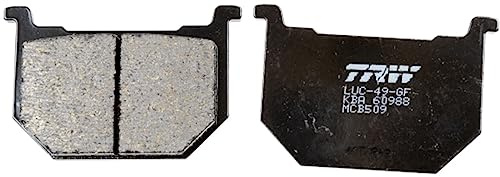 TRW MCB509 Brake Pad Set Disc Brake Organic Allround Compatible for Suzuki GS - Front Axle and Other Vehicles