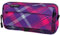 Herlitz 11281698 - Faulenzer mit 2 Aussentaschen Karo, Pink