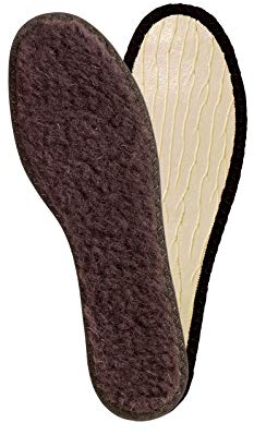 Kaps WINTERSOHLEN AUS 100% LAMMWOLLE für Schuhe oder Stiefel, Einlegesohlen für Damen und Herren, Schuheinlagen für den Winter (40 EUR / 7 UK)