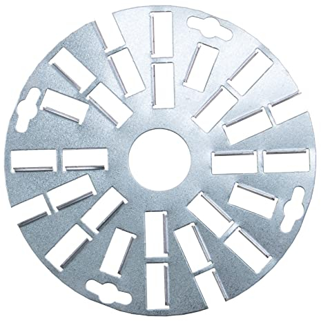 ROKAMAT Rabott Aufsatz aus Metall - 2er Pack - zum Rabottieren Grundputz, Gips und Dämmputz