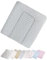 Vizaro - Gepolsterter weiche Wickelauflagen des Babys - 100% Baumwole- 70x75cm - Made in EU - ÖkoTex - Weiße Sternchen