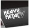 Autoaufkleber - Heavy Metal Hardcore Trash Drums Aufkleber für Auto, Laptop, Fahrrad, LKW, Motorrad mehrfarbig JDM Decal Racing