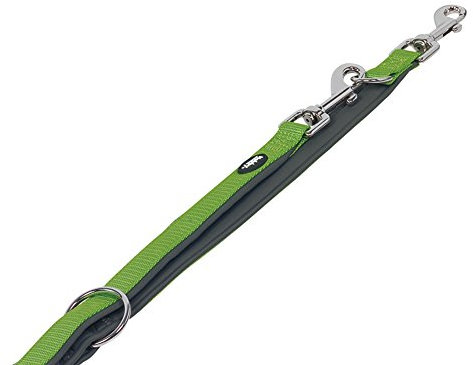 Nobby Führleine Classic Preno, neon grün / grau L: 200 cm, B: 15/20 mm, 1 Stück