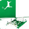 Pop Up Karte Fußballfan - Grün & Weiß – 3D Fußball Geburtstagskarte & Einladungskarte zum Geburtstag für Fans & Supporter aus Bremen, Wolfsburg, Paderborn, Bielefeld, Fürth u.v.m.
